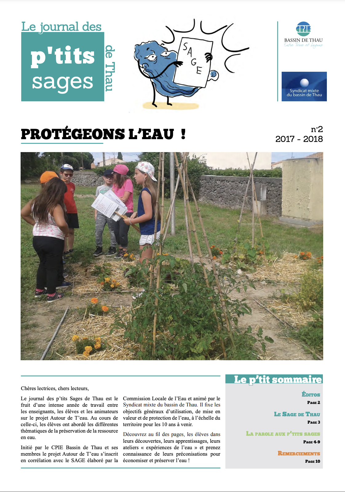 Journal des petits SAGE 2017-2018
