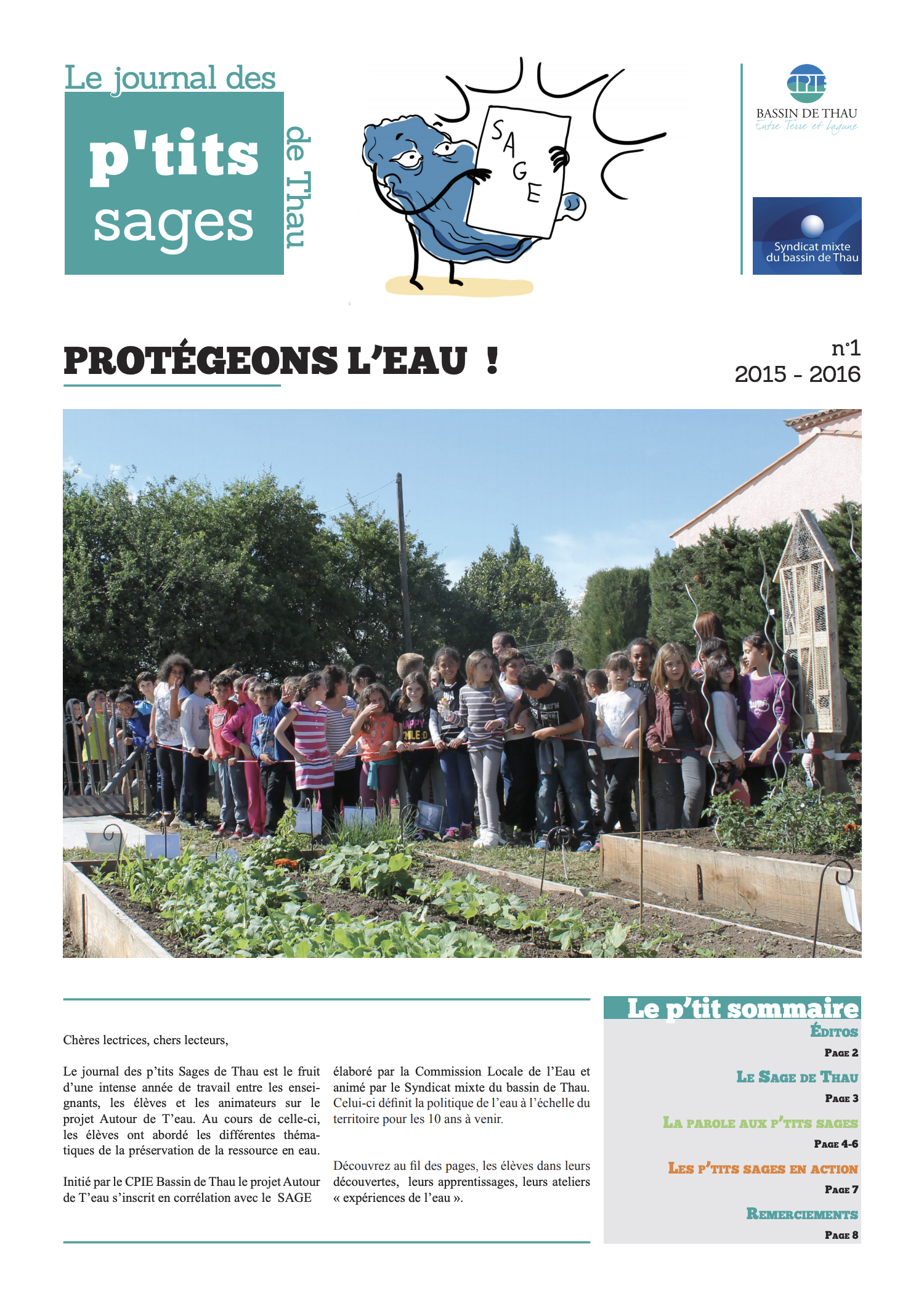 Journal des petits SAGE 2015-2016